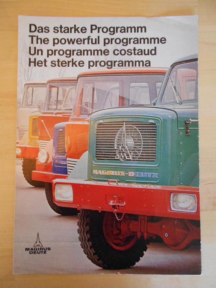 Magirus Deutz Brochure ca 1970, Boeken, Auto's | Folders en Tijdschriften, Zo goed als nieuw, Overige merken, Ophalen