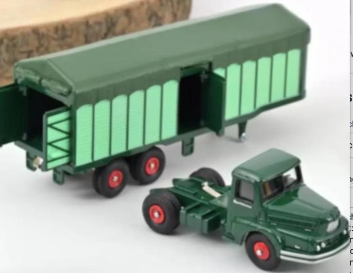 Unic vrachtwagen & aanhanger 1:55 NOREV / DINKY ref. CL5521, Hobby en Vrije tijd, Modelauto's | 1:43, Nieuw, Bus of Vrachtwagen