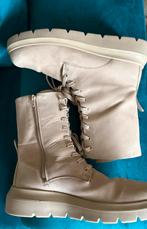 Ecco Nouvelle veter boots laarzen mt 41 / 7, Kleding | Dames, Schoenen, Ecco, Beige, Lage of Enkellaarzen, Ophalen of Verzenden