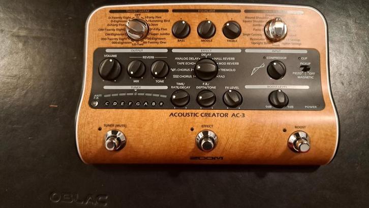 Meerdere pedalen: Zoom Ac3, MXR, Fender, TC en EHX, Muziek en Instrumenten, Instrumenten | Onderdelen, Zo goed als nieuw, Elektrische gitaar