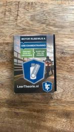 Motor theorie USB Examen oefeningen, Ophalen of Verzenden, Zo goed als nieuw