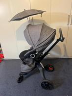 Stokke Xplore Kinderwagen compleet met parasol en tas, Verstelbare duwstang, Zo goed als nieuw, Ophalen, Kinderwagen