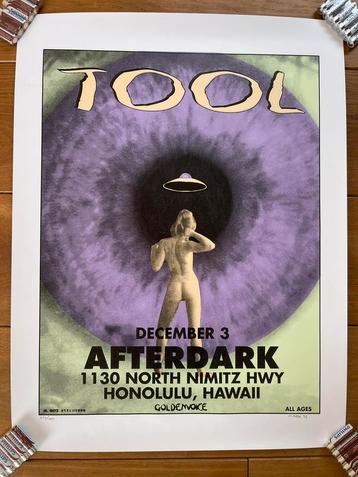 Tool concertposter Hawaii 1994 - zeefdruk beschikbaar voor biedingen