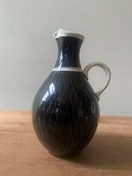 Vintage SMF Schramberg vaas - Mid-Century Modern, Gebruikt, Zwart, Aardewerk of Porselein, Ophalen of Verzenden