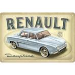 Renault Dauphine relief reclamebord van metaal wandbord, Verzenden, Nieuw, Auto's