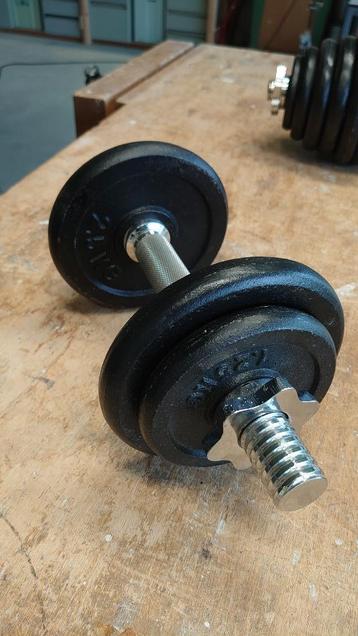 verstelbare halters 10 kg beschikbaar voor biedingen