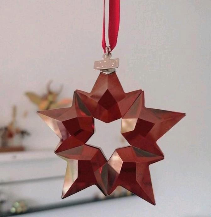 Swarovski - Kerstster ornament - Rood - 2019, Verzamelen, Swarovski, Zo goed als nieuw, Ophalen of Verzenden