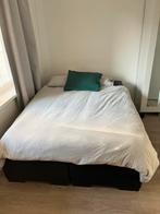 Te koop: Boxspring bed 140x200 incl. matras, Huis en Inrichting, Slaapkamer | Boxsprings, Ophalen, Gebruikt, Grijs, 140 cm