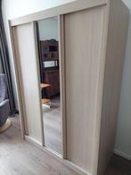 Kledingkast met schuifdeuren en spiegeldeur, Huis en Inrichting, Kasten | Kledingkasten, Ophalen, Gebruikt, 100 tot 150 cm, 200 cm of meer