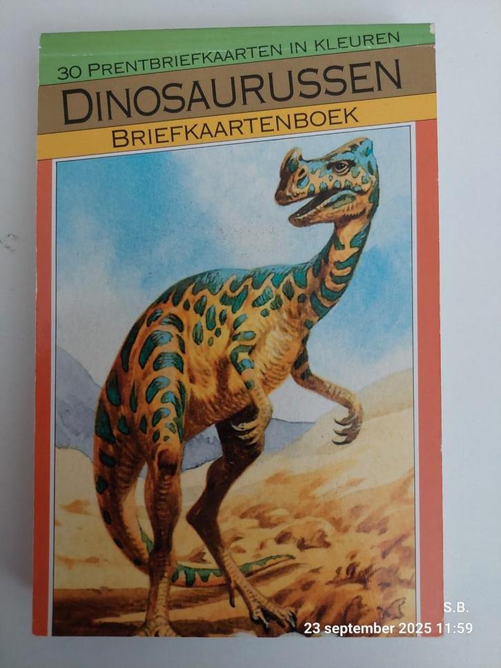Dinosaurussen Briefkaartenboek, Verzamelen, Ansichtkaarten | Themakaarten, Ongelopen, 1980 tot heden, Overige thema's, Verzenden