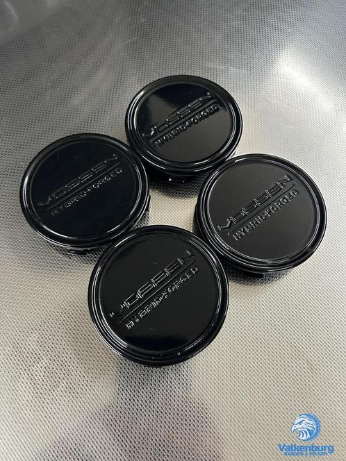 ORIGINELE Vossen naafkap naafdop set zwart 5x120 velgen, Auto diversen, Wieldoppen, Nieuw, Verzenden