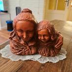 Beeld Moeder en Kindje 20x12 cm Gemerkt, Antiek en Kunst, Ophalen of Verzenden