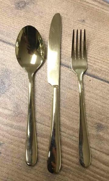 Vasa mesa goudkleurige bestekset beschikbaar voor biedingen