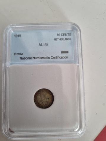 10 cent 1919 beschikbaar voor biedingen