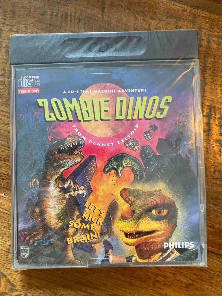 Zombie Dinos CD-i - Tijdreis Avontuur!, Avontuur en Actie, 1 speler, Nieuw, Ophalen of Verzenden