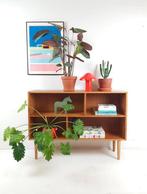 Vintage deense boekenkast | kast vakken eiken, Verzenden