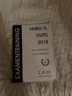 VMBO TL examentraing Duits 2018, VMBO, L&M educatief, Zo goed als nieuw, Verzenden