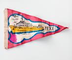 Oud vlaggetje Texel met veerboot, Verzamelen, Ophalen of Verzenden, Gebruikt, Gebruiksvoorwerp
