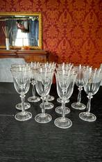 Kristallen wijnglazen 11 stuks, Verzamelen, Glas en Borrelglaasjes, Ophalen of Verzenden, Zo goed als nieuw, Overige typen