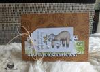 kaart Stampin' Up! beterschap luiaard, Hobby en Vrije tijd, Kaarten | Zelfgemaakt, Ophalen of Verzenden, Nieuw, Overige thema's