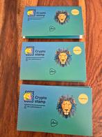 Crypto Stamp Nederland - Geel, Blauw, Zwart, Postzegels en Munten, Ophalen of Verzenden