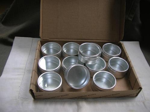 12 x display box glas dekseltje 4,6 cm / 2,8 cm hoog, Hobby en Vrije tijd, Knutselen, Nieuw, Overige typen, Ophalen of Verzenden