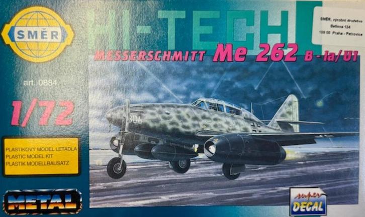 Coelianmodels, Smer 0884, Messerschmitt Me 262B, 1/72 €12,99, Hobby en Vrije tijd, Modelbouw | Vliegtuigen en Helikopters, Nieuw