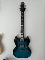 Epiphone Prophecy SG Tiger Blue, Muziek en Instrumenten, Zo goed als nieuw, Ophalen, Western- of Steelstringgitaar