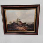 Antieke prent van Gezicht op Groesbeek omstreeks 1850, Ophalen of Verzenden