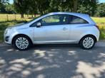 Opel Corsa 1.2-16V Cosmo prachtige staat navi bluetooth, Voorwielaandrijving, Gebruikt, Zwart, 4 cilinders