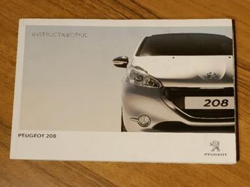 Instructieboek Peugeot 208 incl. audio/navigatie 12-2012 beschikbaar voor biedingen
