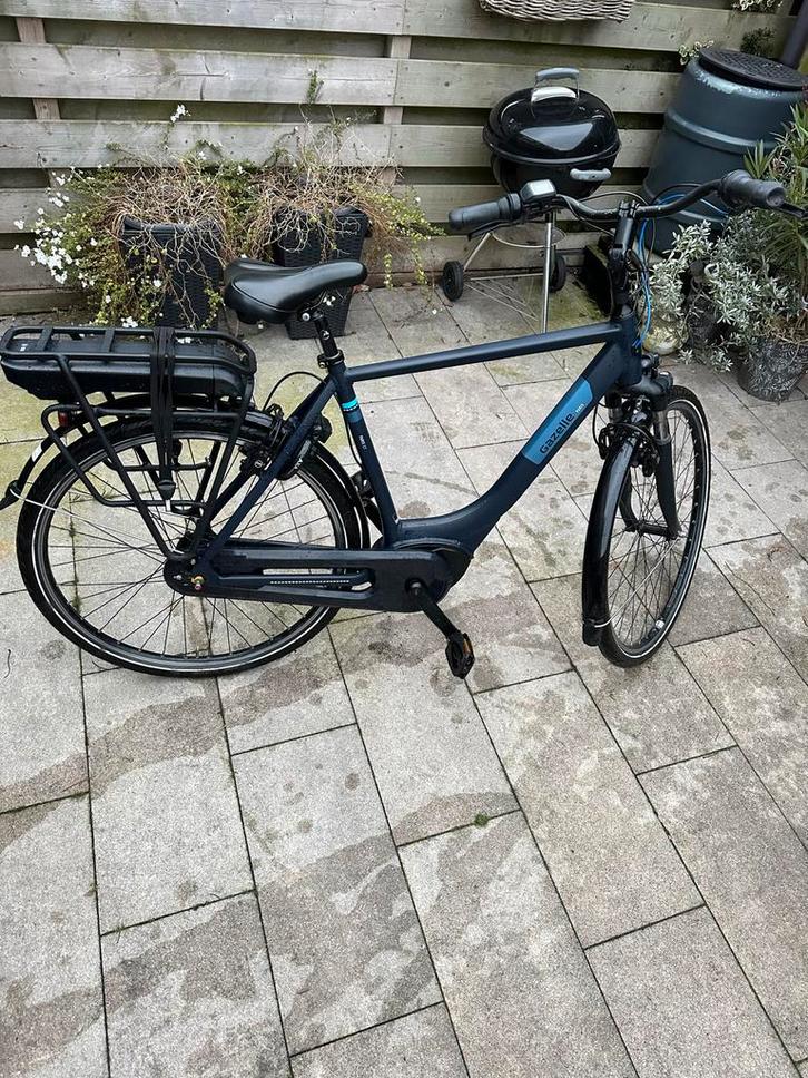 Elektrische Herenfiets Gazelle Paris C7 Bosch middenmotor, Fietsen en Brommers, Elektrische fietsen, Zo goed als nieuw, Gazelle