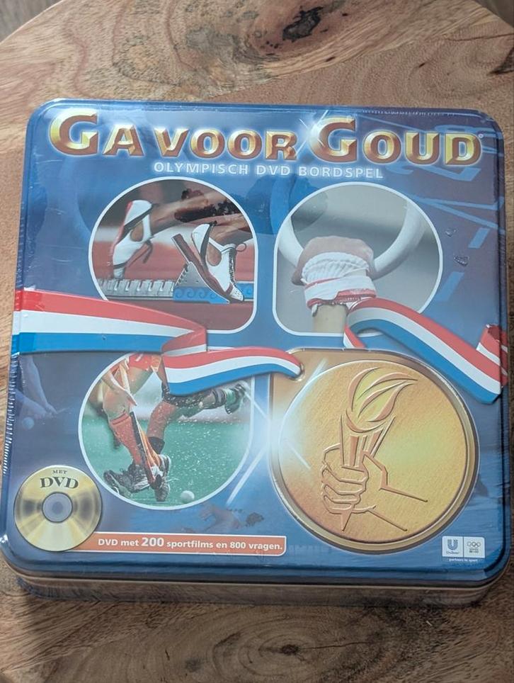 Ga voor Goud - Olympisch DVD Bordspel, Hobby en Vrije tijd, Gezelschapsspellen | Bordspellen, Nieuw, Een of twee spelers, Drie of vier spelers