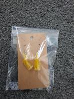 Bubble Tea Oorbellen - Nieuw en Handgemaakt!, Overige materialen, Hangers, Geel, Nieuw