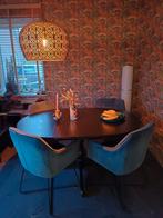 Eettafel.uitschuifbaar, Ophalen of Verzenden, Gebruikt, 4 tot 6 stoelen