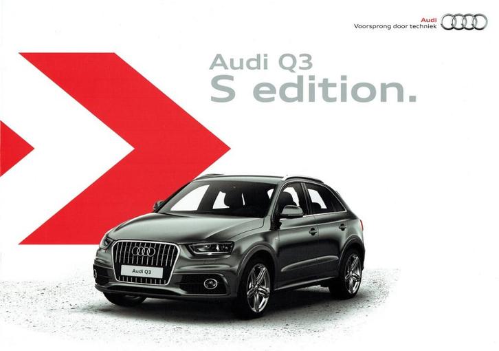 Folder Audi Q3 S Edition (2013), Boeken, Auto's | Folders en Tijdschriften, Zo goed als nieuw, Audi, Verzenden