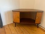 kast hoekkast vintage midcentury hoekcommode, Ophalen, Gebruikt, 100 tot 150 cm, Minder dan 100 cm