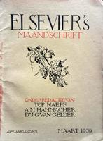 Boekenweek: ELSEVIER’s maandschrift 1939, Gelezen, Overige typen, Ophalen of Verzenden