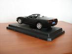 Chevrolet Corvette Convertible 1998 zwart in doos. Bburago ,, Ophalen of Verzenden, Nieuw, Auto, Bburago