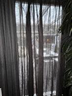Antraciet Inbetween Gordijnen - 120B x210cmH (2 stuks), Ophalen, 100 tot 150 cm, 200 cm of meer, Zo goed als nieuw
