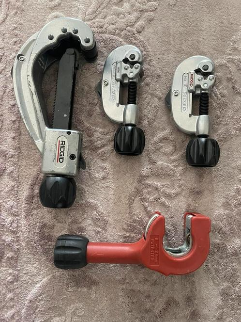 Pijpsnijders Ridgid. Diverse., Doe-het-zelf en Verbouw, Gereedschap | Handgereedschap, Zo goed als nieuw, Ophalen of Verzenden