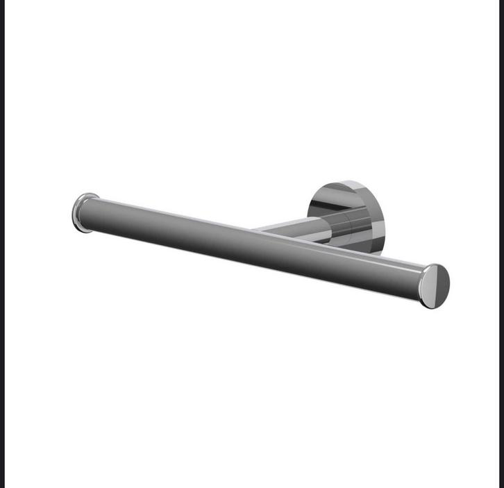 Toiletrolhouder dubbel chroom NIEUW, Huis en Inrichting, Badkamer | Badtextiel en Accessoires, Nieuw, Overige kleuren, Ophalen