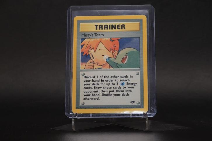 Misty’s Tears (2000) – Gym Challenge – 118/132, Hobby en Vrije tijd, Verzamelkaartspellen | Pokémon, Zo goed als nieuw, Ophalen