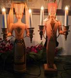 Originele Vintage Kerst decoraties uit het Ertsgebergte 🎄🎄, Ophalen of Verzenden, Gebruikt