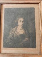 Rembrandt door William Unger Ets, Antiek en Kunst, Kunst | Etsen en Gravures, Ophalen of Verzenden