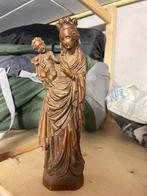 Maagd Maria met kindje Jezus. Antiek eiken, Antiek en Kunst, Ophalen of Verzenden