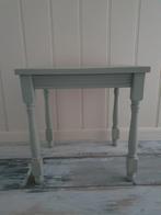 Laaks Brocante, brocant tafeltje, Huis en Inrichting, Tafels | Bijzettafels, Minder dan 55 cm, Gebruikt, Rond, Ophalen