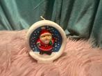 Ronde kerstkaars twee kanten kersman figuur 8 cm, Diversen, Kerst, Ophalen of Verzenden