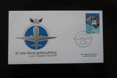 15e dag van de Aerofilatelie 40 jaar Vliegende Hollander, Postzegels en Munten, Brieven en Enveloppen | Nederland, Envelop, Ophalen of Verzenden