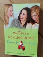 Mariette Middelbeek - Twee is te veel, Ophalen of Verzenden, Zo goed als nieuw, Mariette Middelbeek